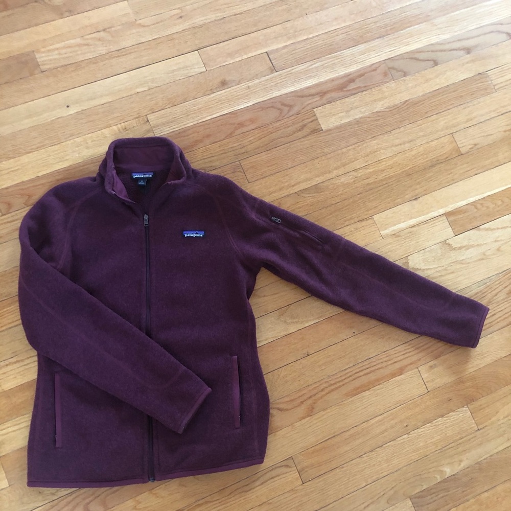 Cranberry / Maroon Patagonia full zip jacket